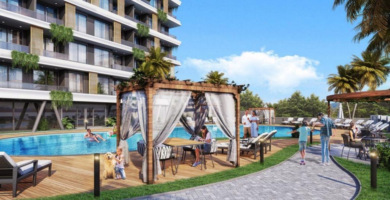 Апартаменты в Алании, Турция, 45 м2 фото 4