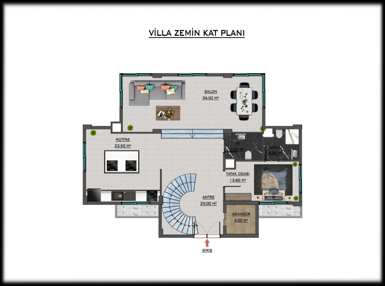 Вилла в Алании, Турция, 600 м2 фото 3
