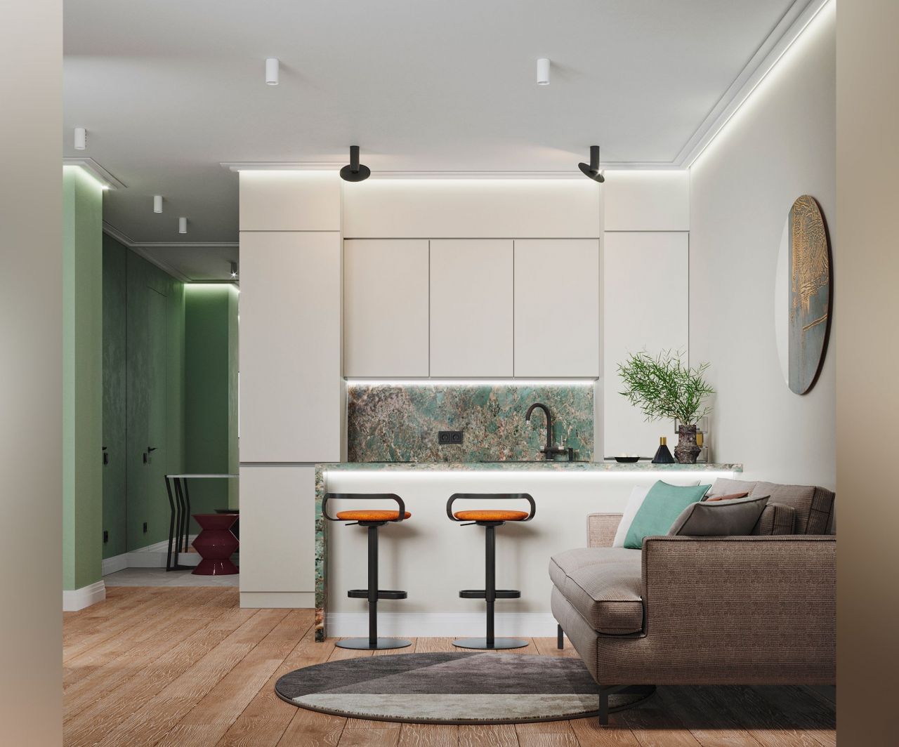 Апартаменты в Батуми, Грузия, 29 м2 фото 3