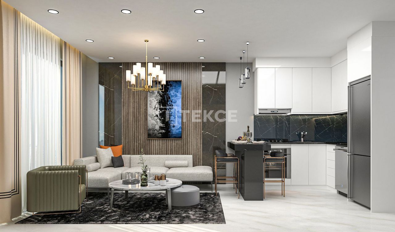 Апартаменты в Алании, Турция, 45 м2 фото 5