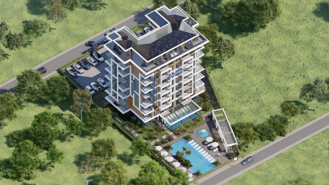 Апартаменты в Алании, Турция, 50 м2 фото 4