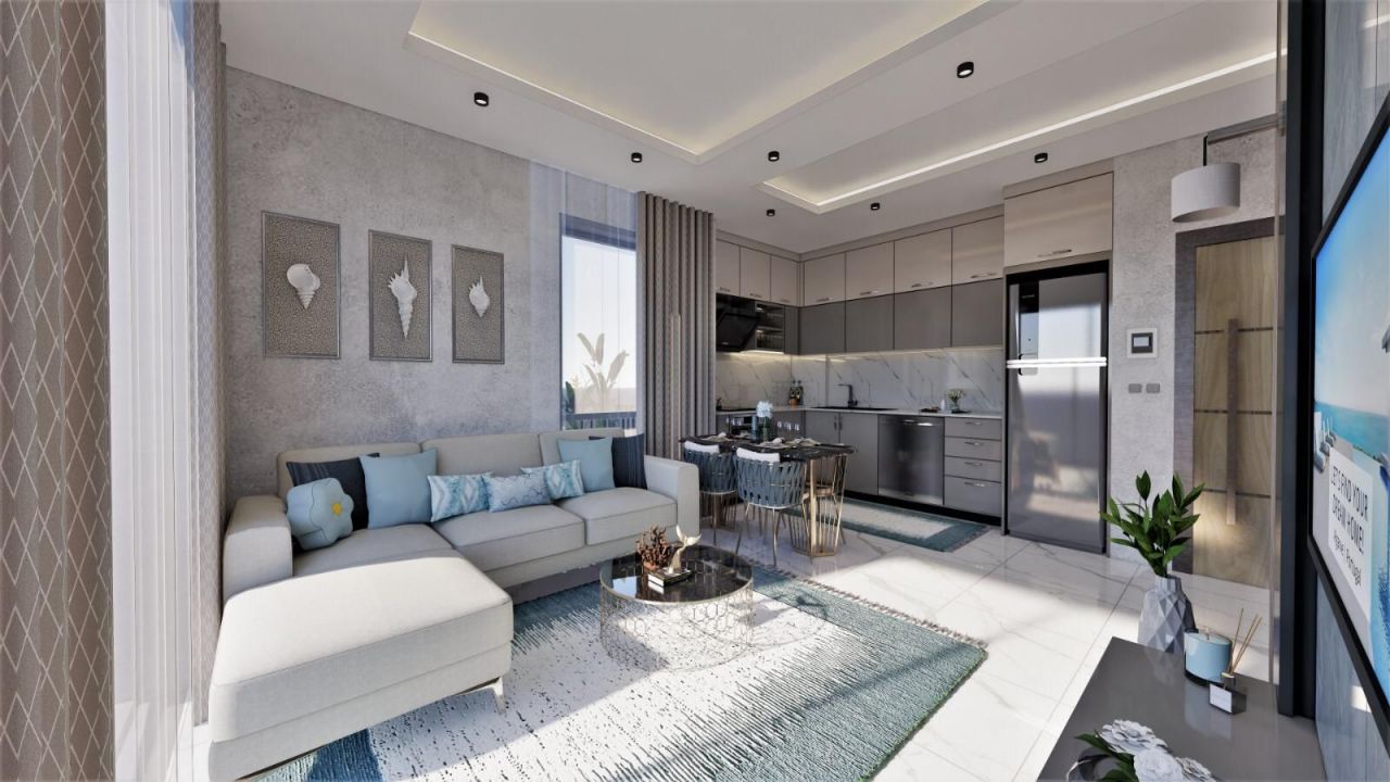 Апартаменты в Авсалларе, Турция, 46 м2 фото 3