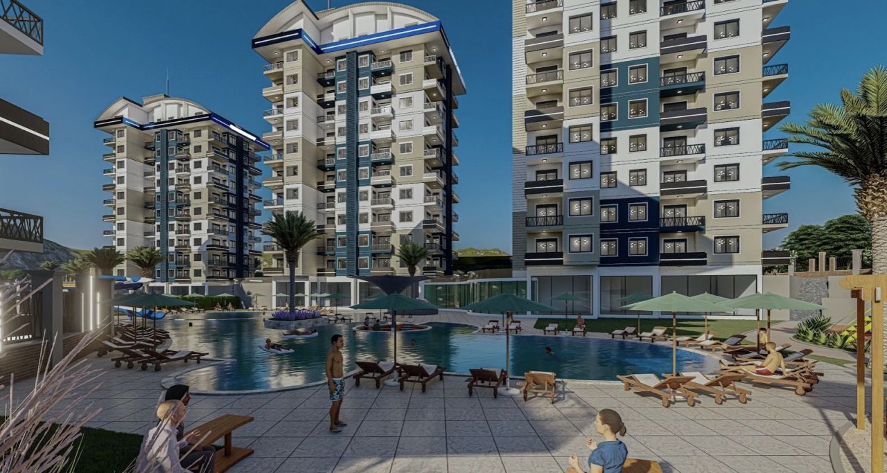 Апартаменты в Авсалларе, Турция, 58 м2 фото 3
