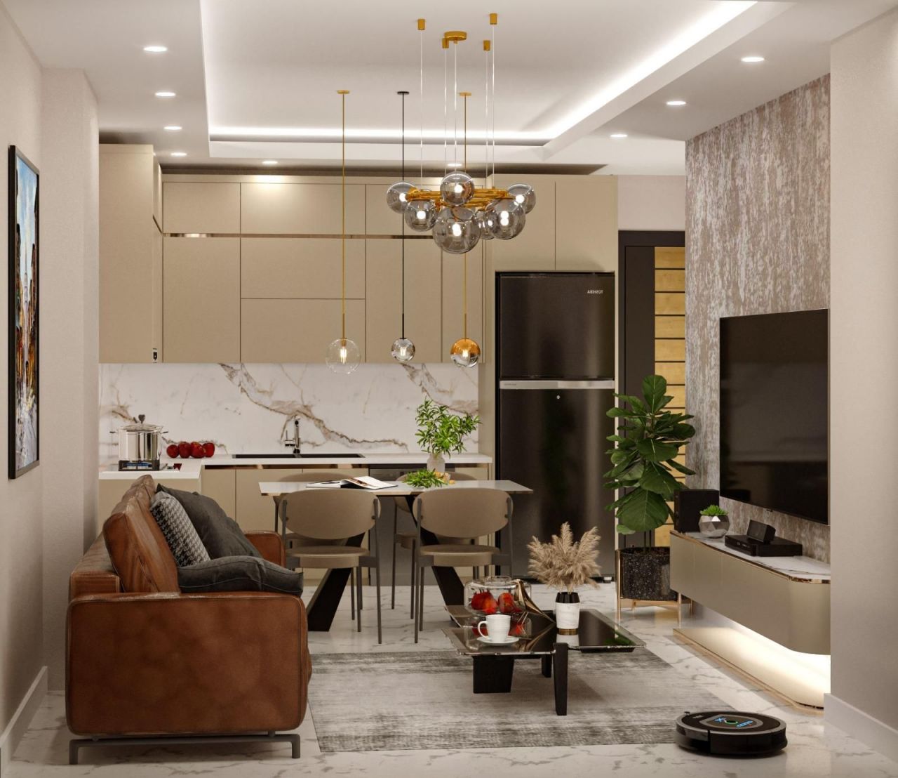 Квартира в Алании, Турция, 52 м2 фото 4