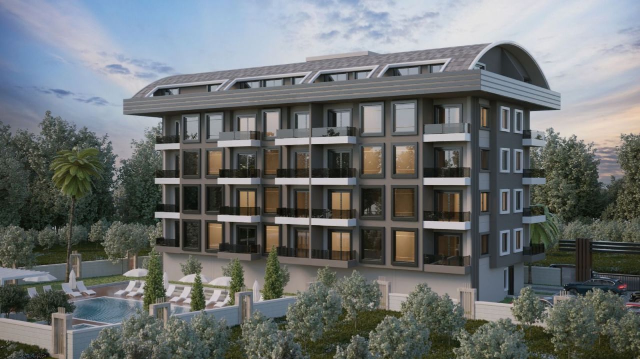 Апартаменты в Алании, Турция, 50 м2 фото 2