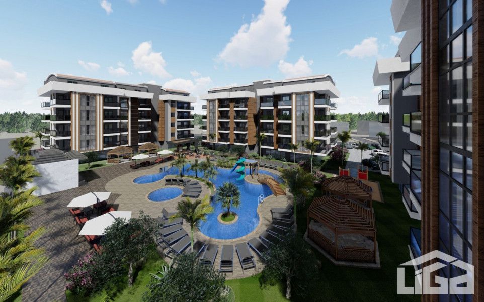 Квартира в Алании, Турция, 48 м2 фото 2