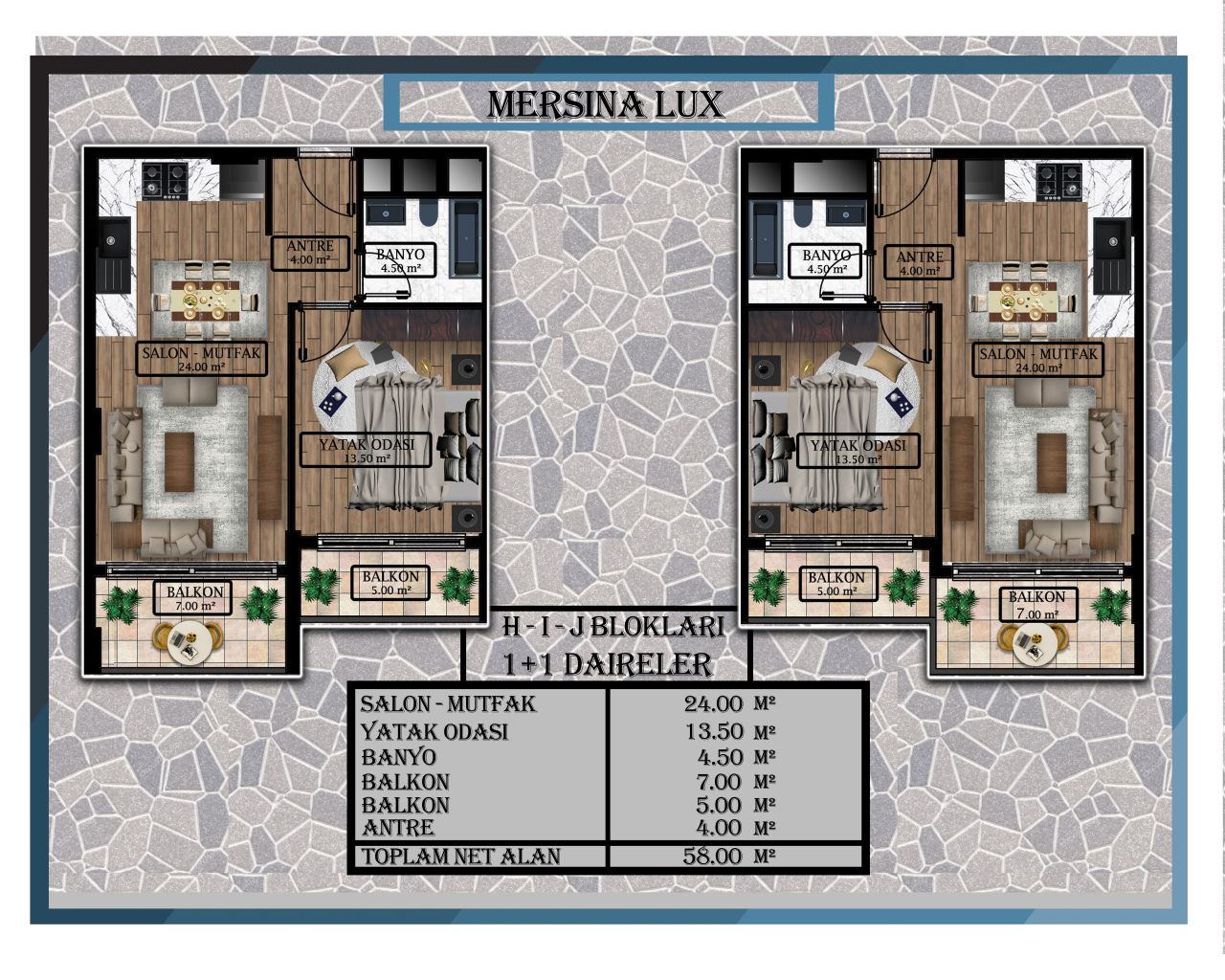 Квартира в Мерсине, Турция, 75 м2 фото 4