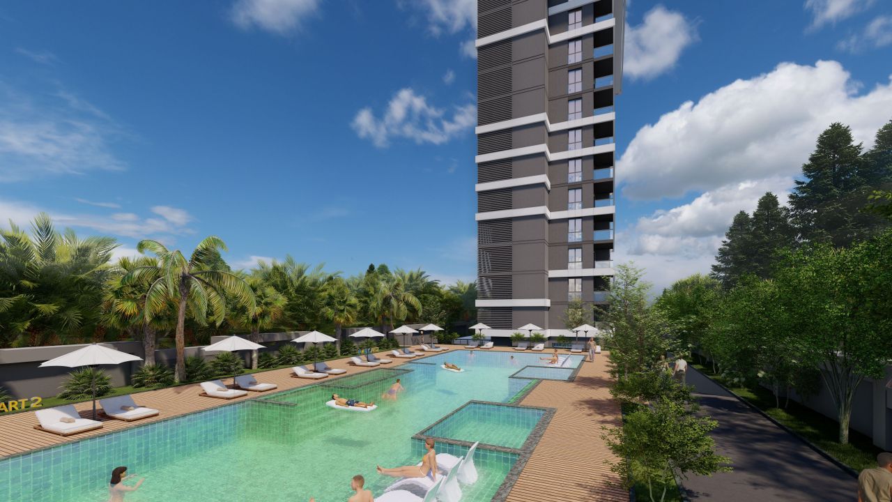 Квартира в Алании, Турция, 57.5 м2 фото 4