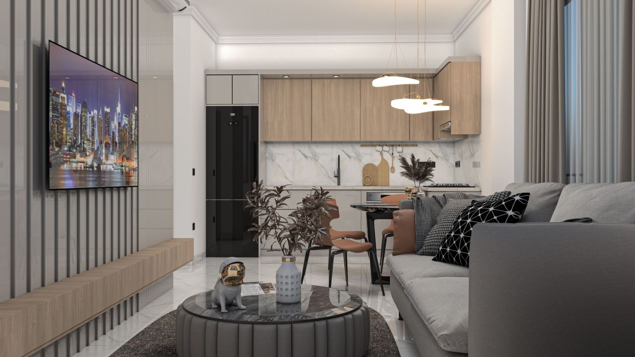 Апартаменты в Алании, Турция, 65 м2 фото 4