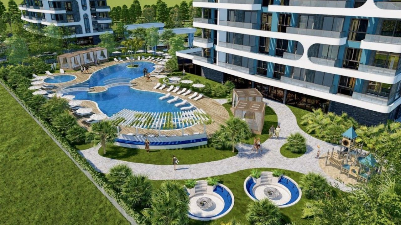 Квартира в Алании, Турция, 55 м2 фото 2