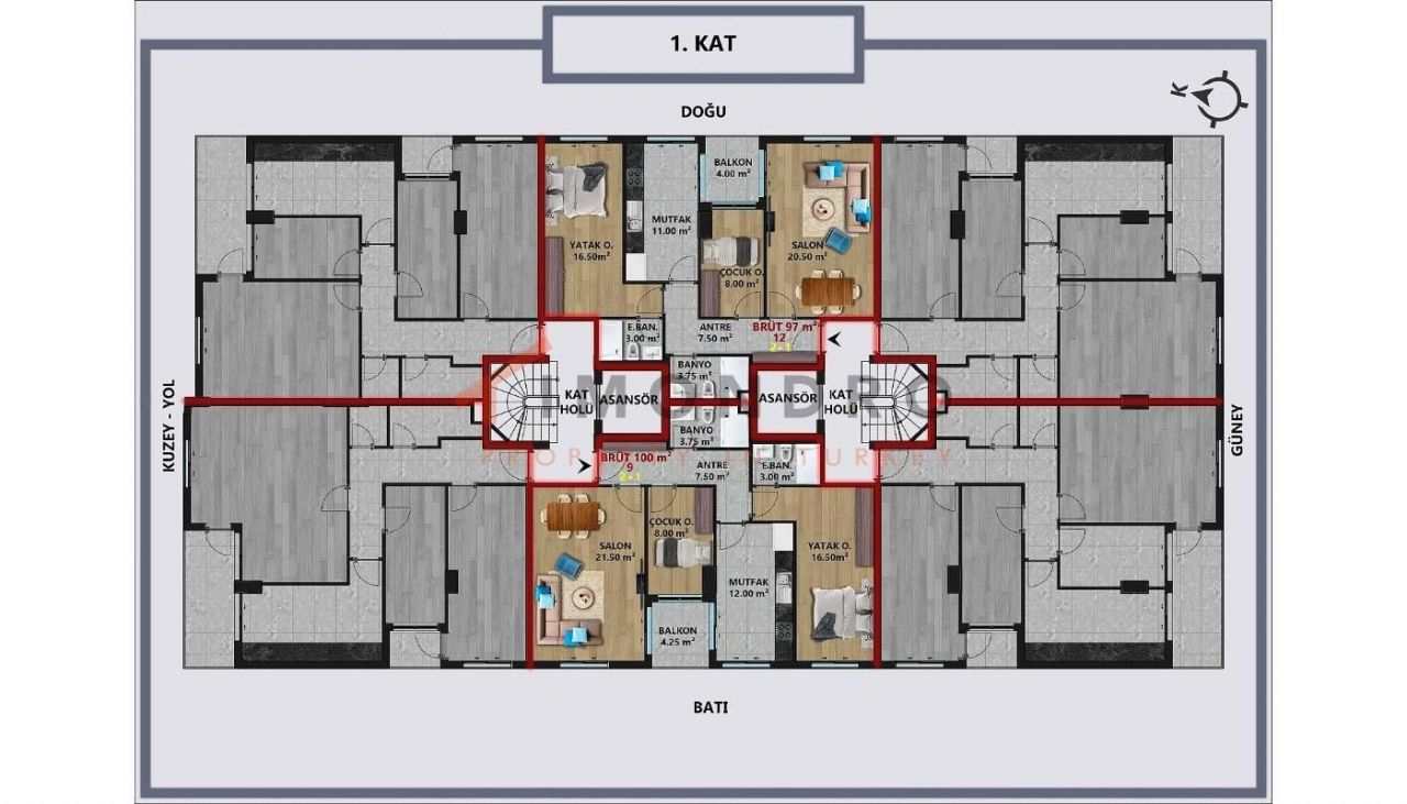 Квартира в Анталии, Турция, 225 м2 фото 4