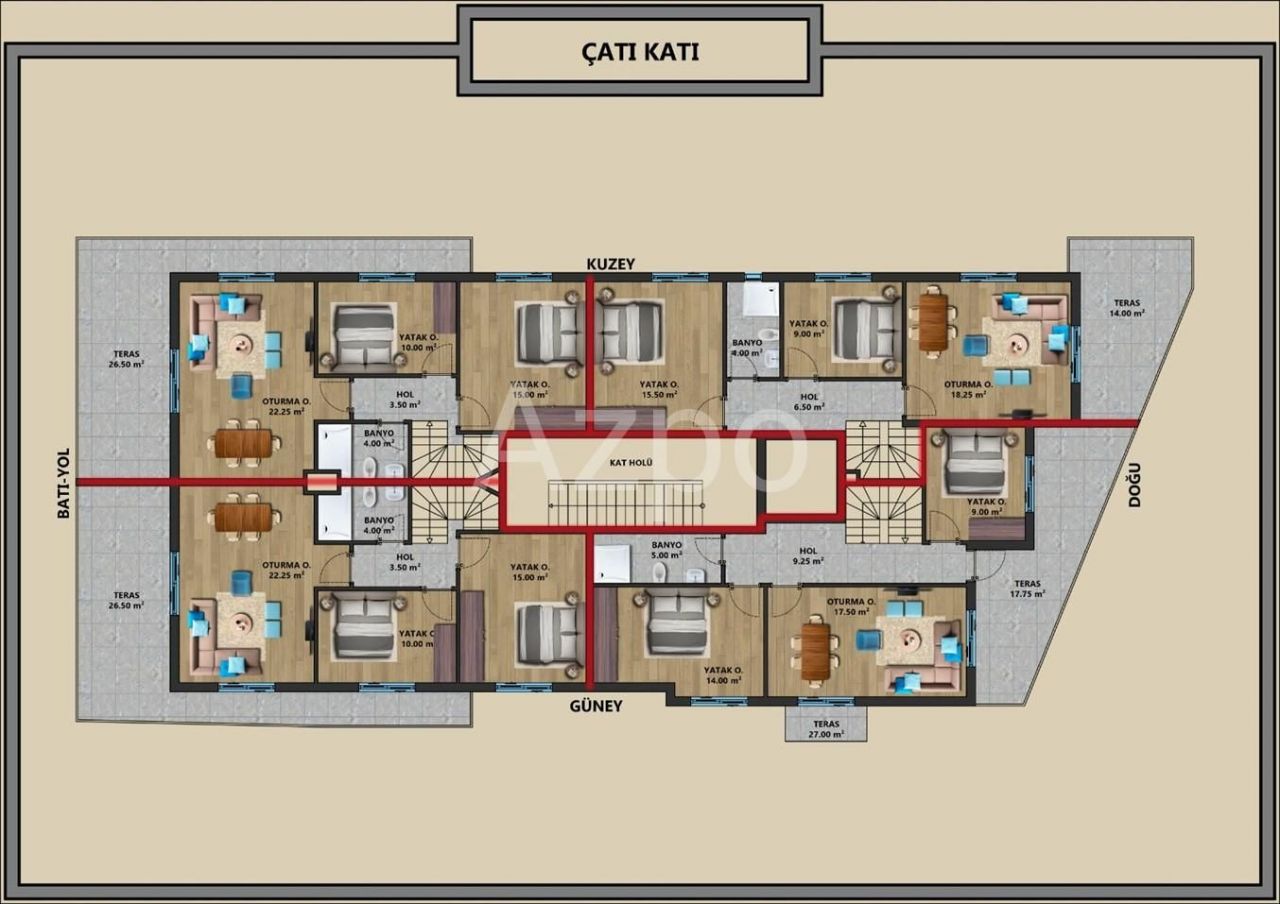 Апартаменты в Анталии, Турция, 185 м2 фото 5