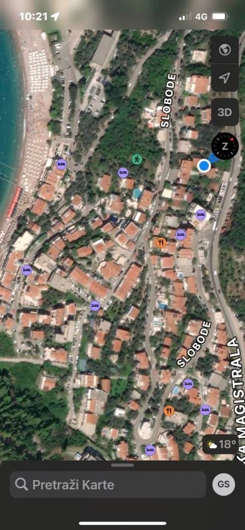Квартира в Святом Стефане, Черногория, 67 м2 фото 2