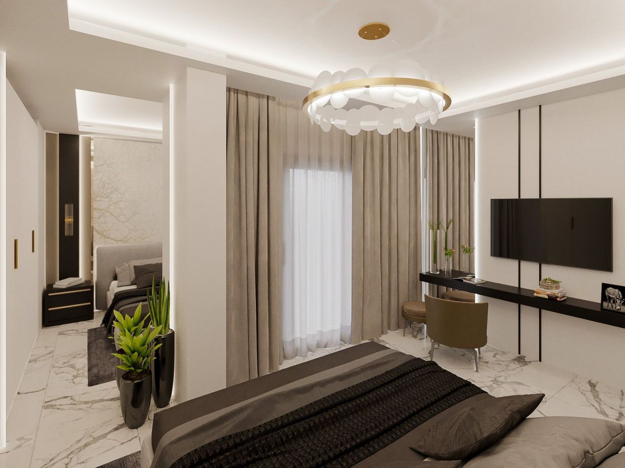 Квартира в Алании, Турция, 46 м2 фото 3