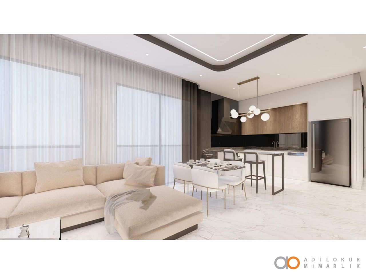 Квартира в Алании, Турция, 53 м2 фото 2
