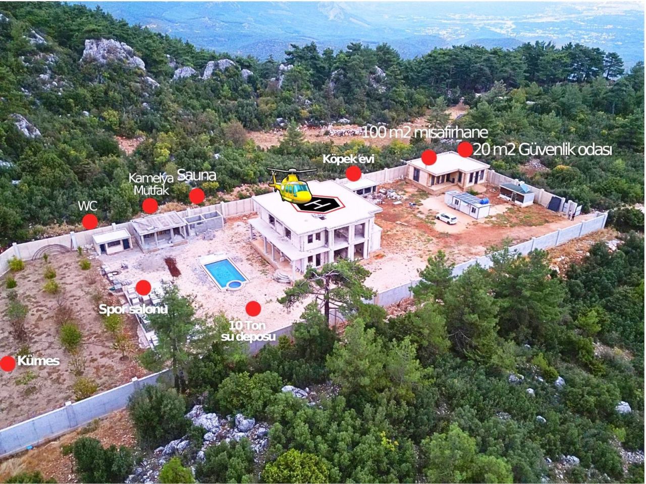 Вилла в Анталии, Турция, 500 м2 фото 3