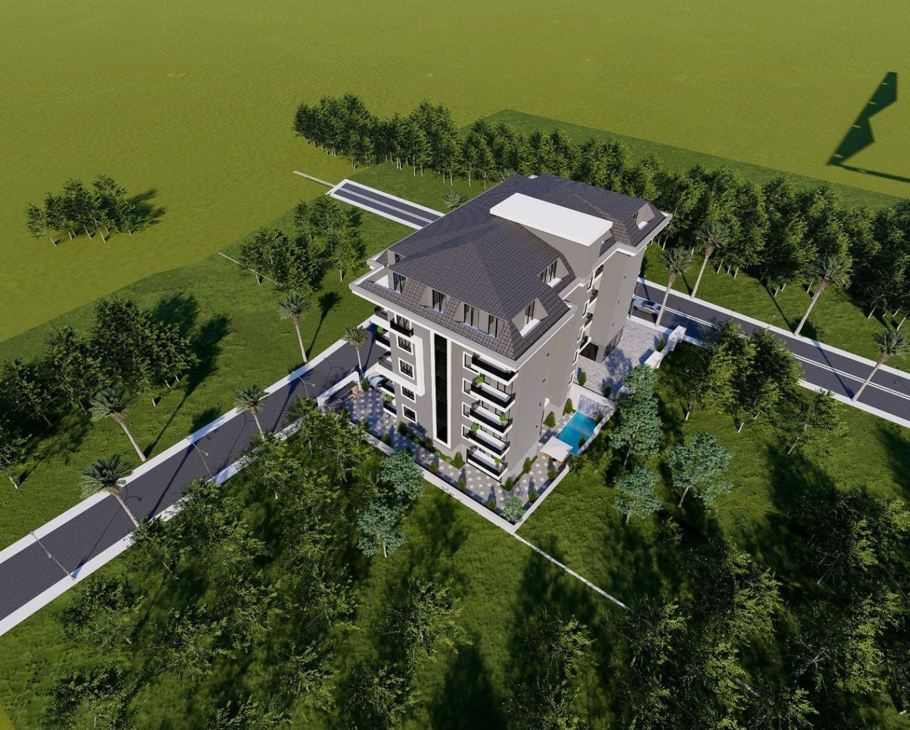 Квартира в Алании, Турция, 45 м2 фото 2