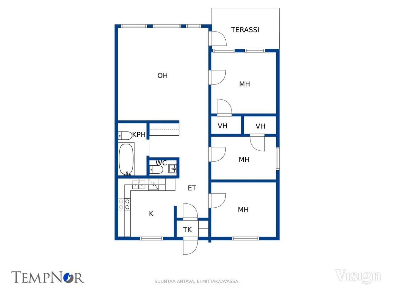 Таунхаус в Кеми, Финляндия, 88 м2 фото 3
