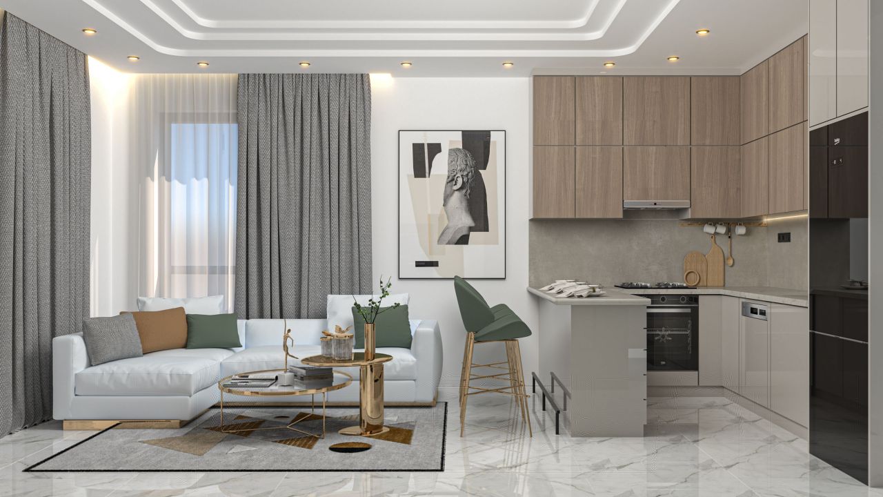 Квартира в Алании, Турция, 65 м2 фото 2
