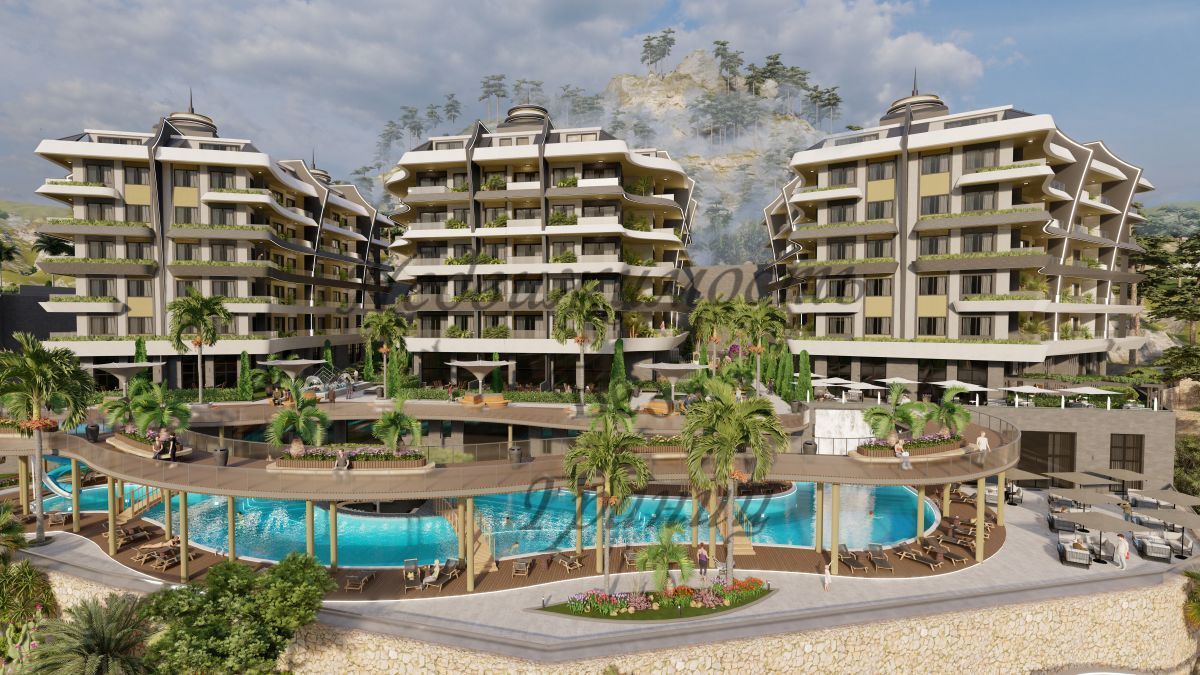 Апартаменты в Алании, Турция, 46 м2 фото 2