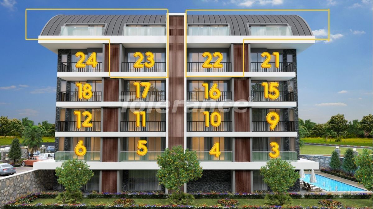 Апартаменты в Алании, Турция, 1 450 м2 фото 3