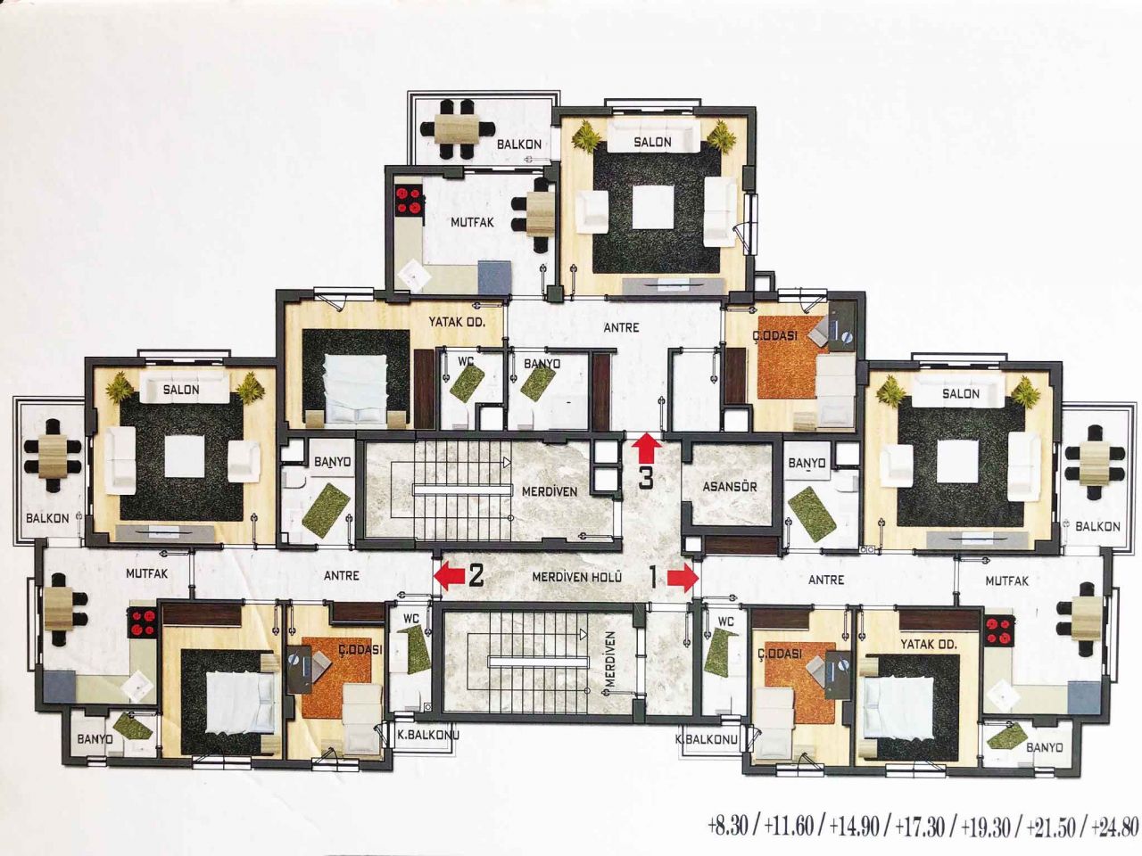 Квартира в Анталии, Турция, 135 м2 фото 5