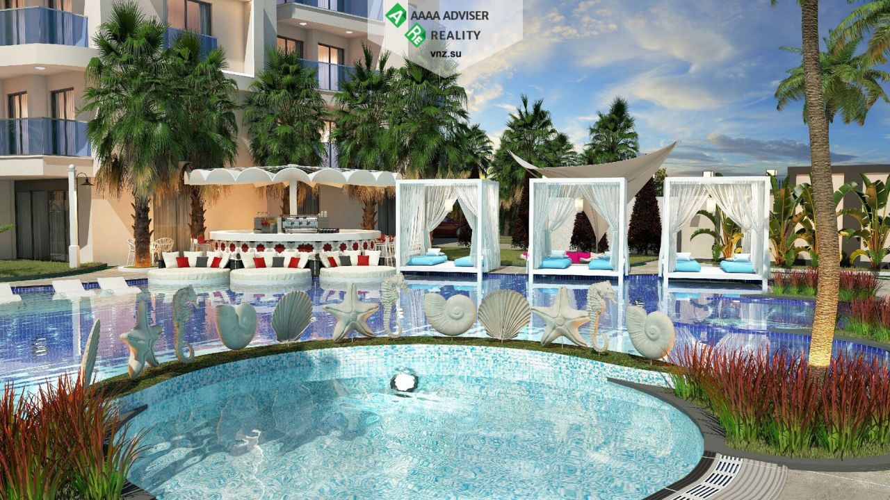 Квартира в Алании, Турция, 57 м2 фото 2