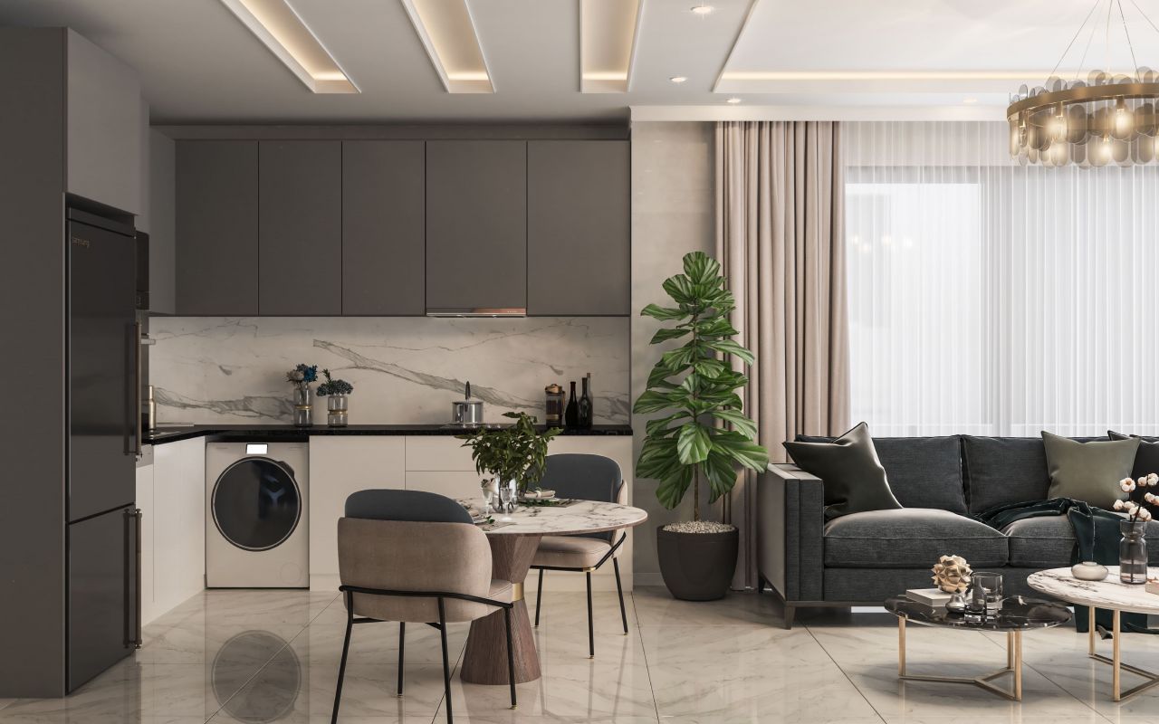 Квартира в Алании, Турция, 46 м2 фото 2