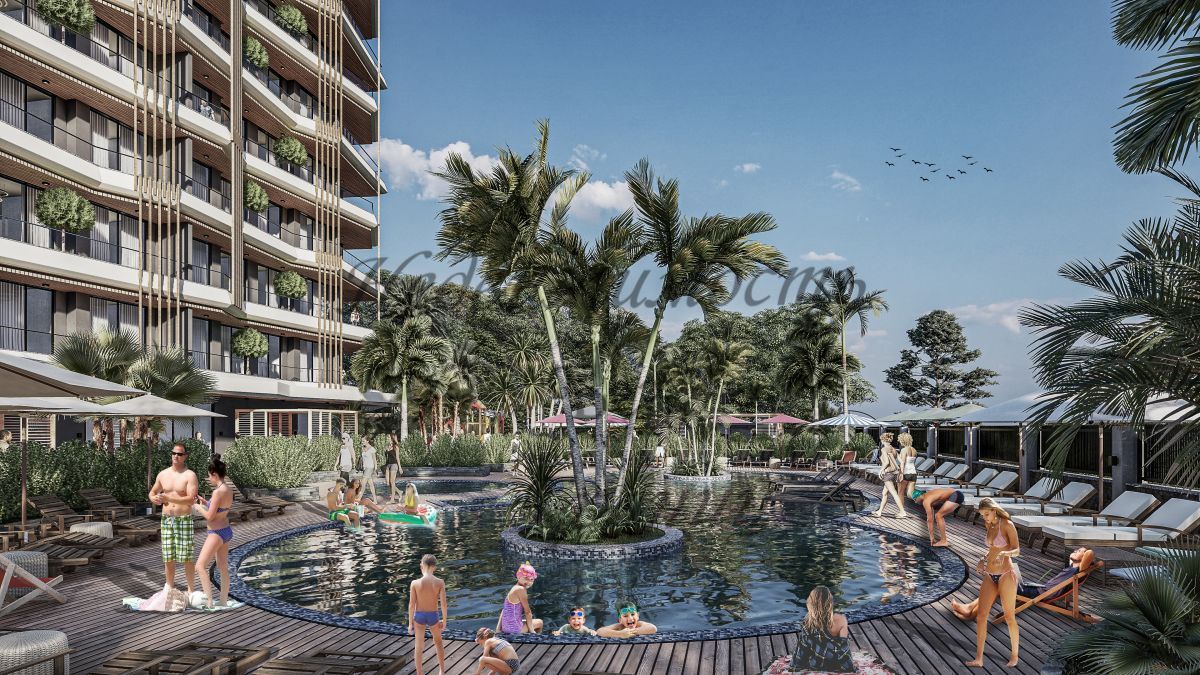 Апартаменты в Алании, Турция, 43 м2 фото 2