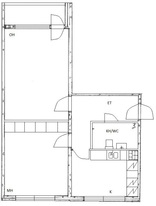 Квартира в Иисалми, Финляндия, 61 м2 фото 2