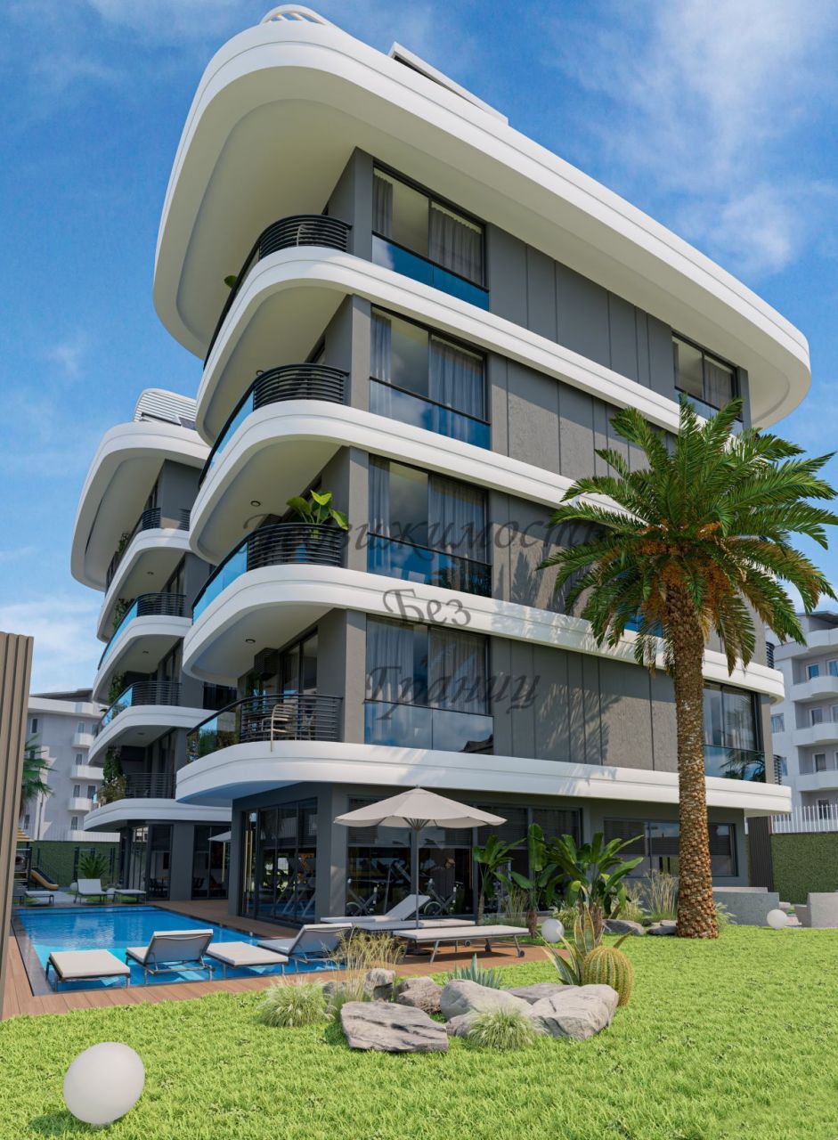 Апартаменты в Алании, Турция, 44 м2 фото 4