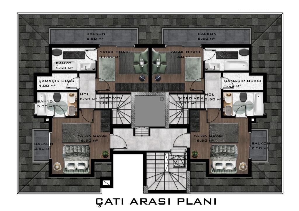 Квартира в Авсалларе, Турция, 85 м2 фото 4