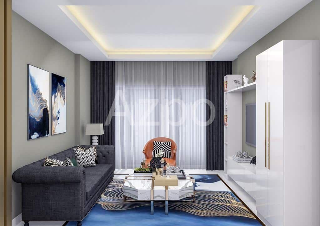 Апартаменты в Алании, Турция, 45 м2 фото 2