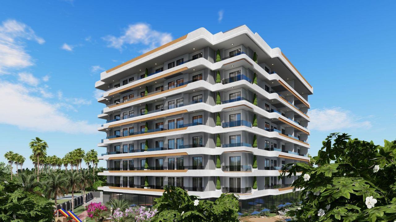 Апартаменты в Газипаше, Турция, 51 м2 фото 3