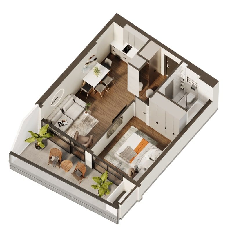 Квартира в Батуми, Грузия, 49.9 м2 фото 5