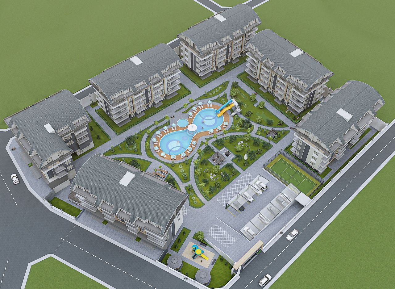 Квартира в Алании, Турция, 48 м2 фото 4