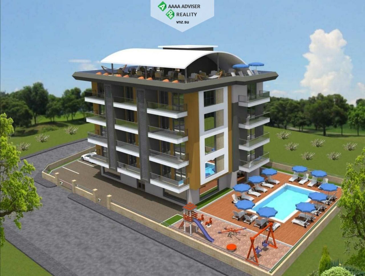 Квартира в Алании, Турция, 50 м2 фото 3