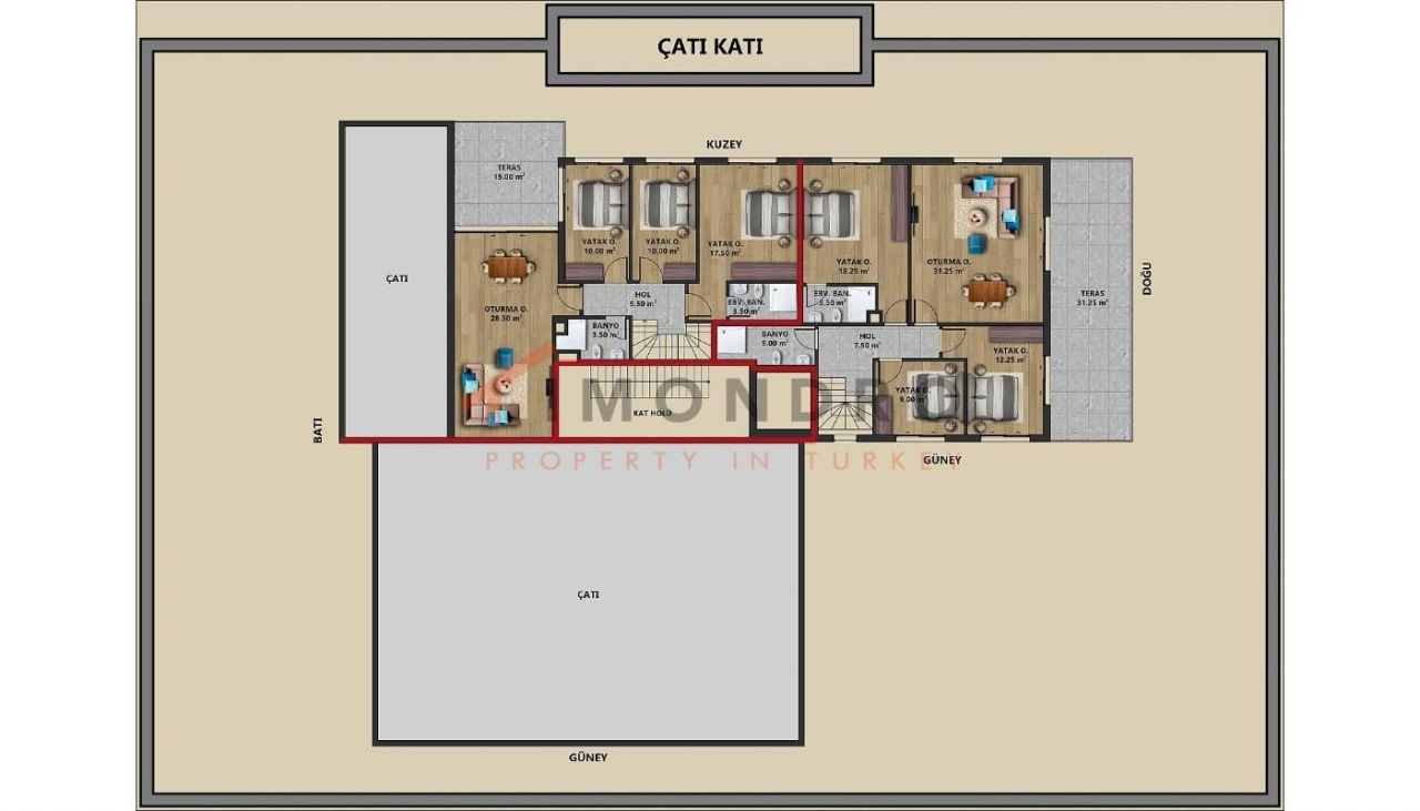 Квартира в Анталии, Турция, 95 м2 фото 3