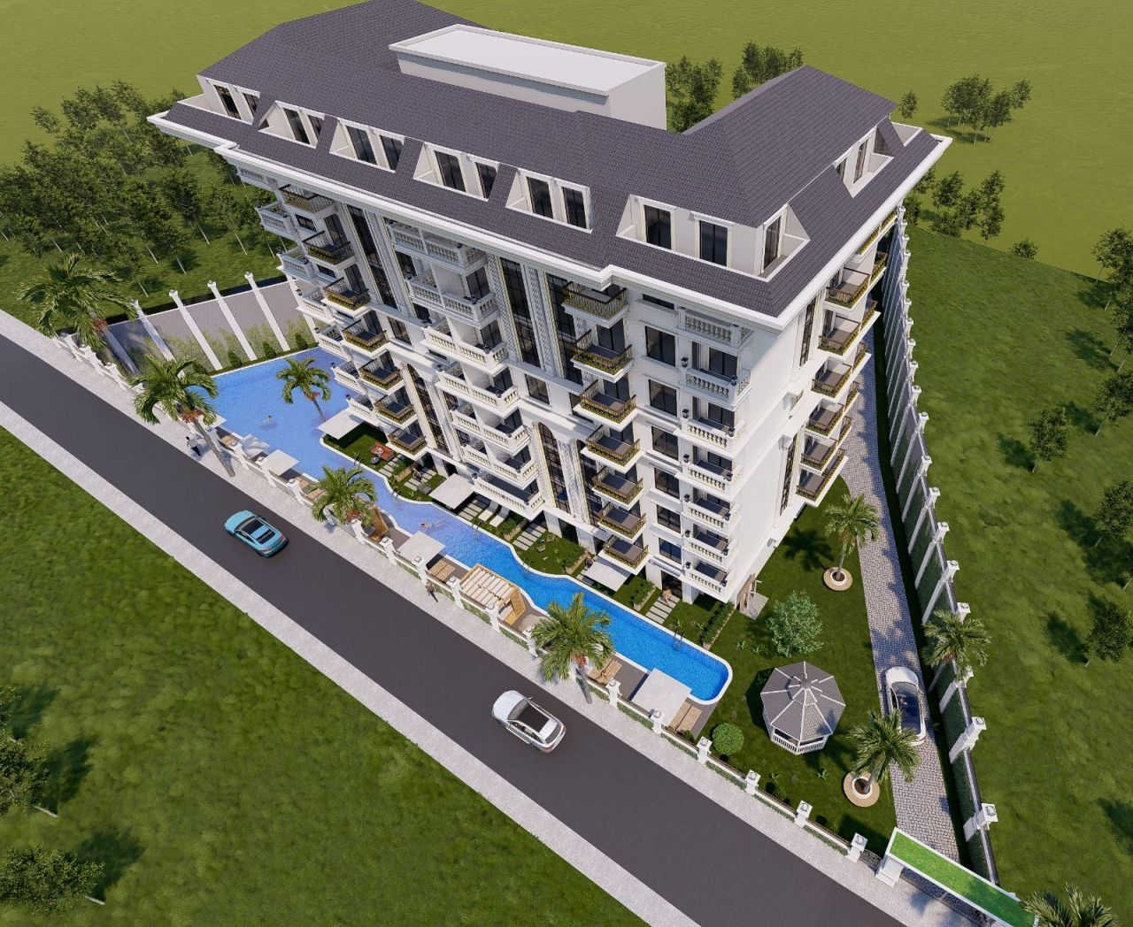 Квартира в Алании, Турция, 43 м2 фото 3