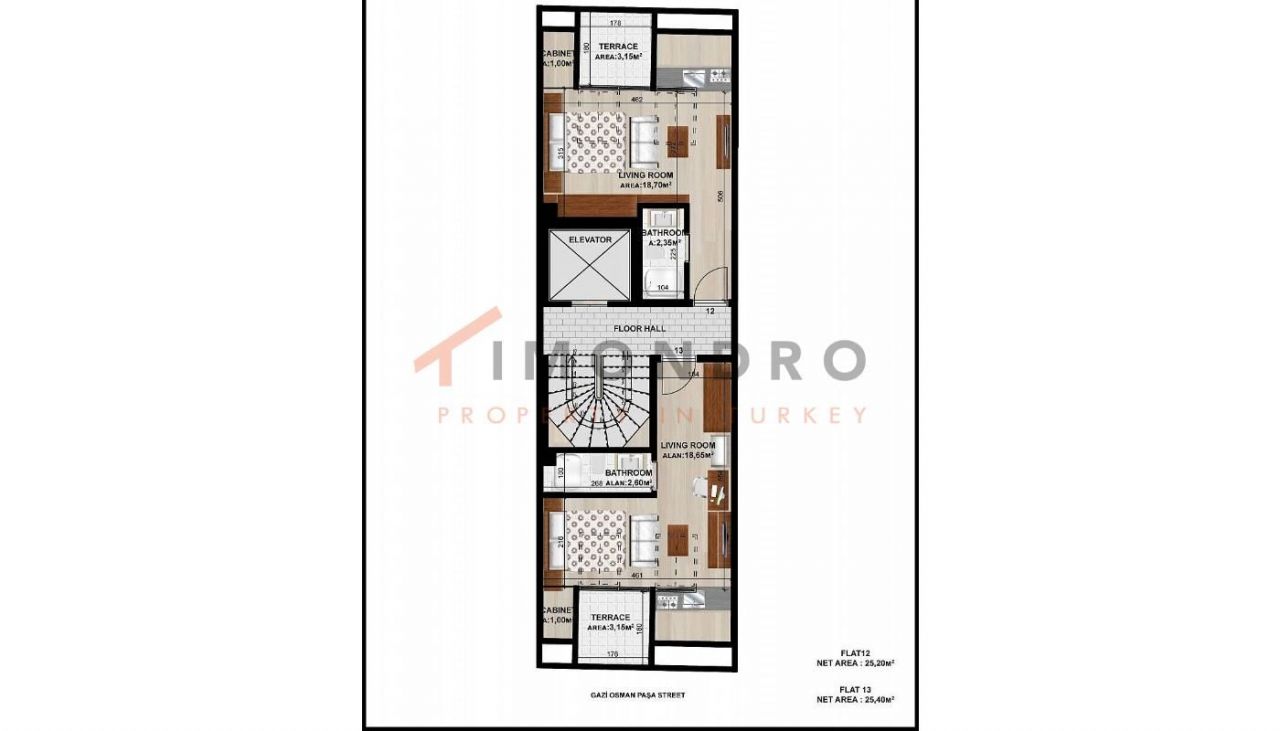 Квартира в Стамбуле, Турция, 113 м2 фото 3