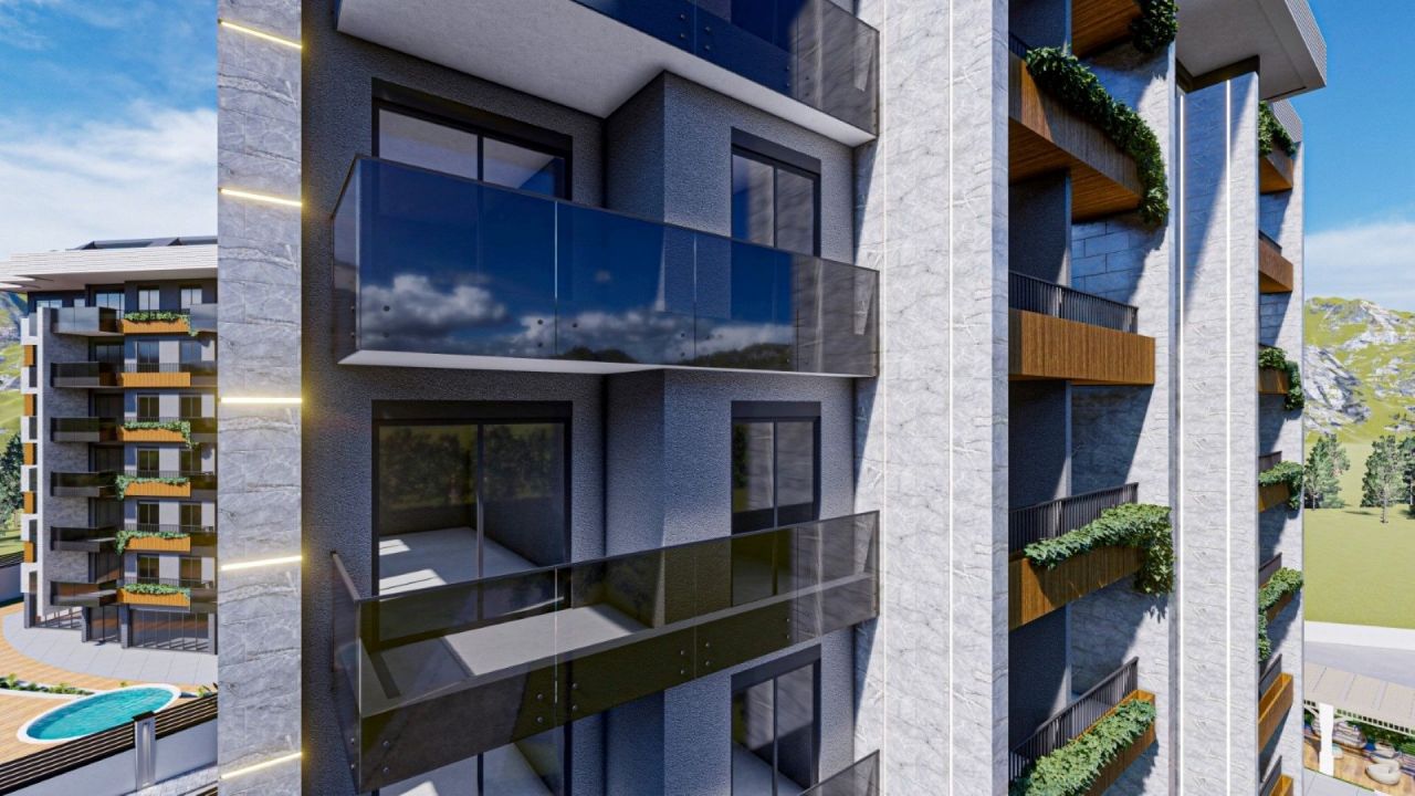 Апартаменты в Алании, Турция, 59 м2 фото 3