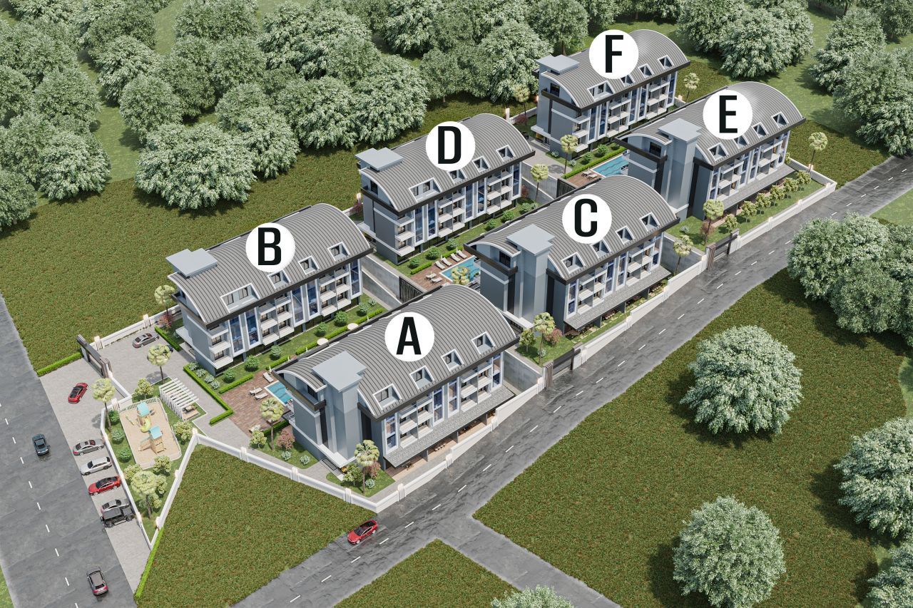 Апартаменты в Авсалларе, Турция, 45 м2 фото 3