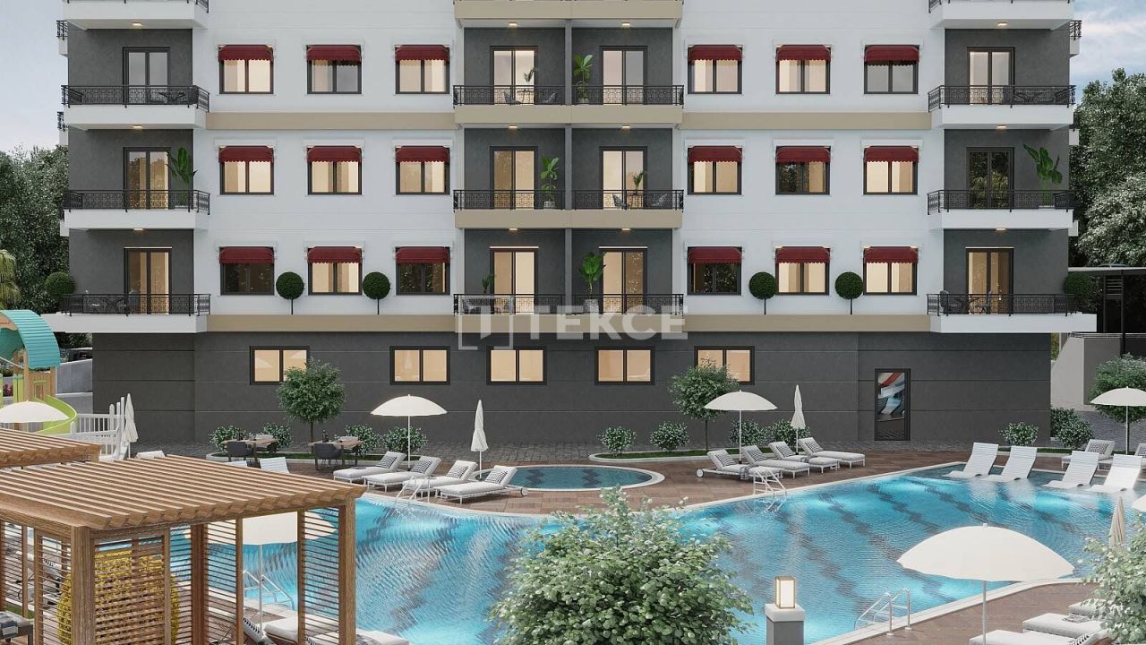 Апартаменты в Алании, Турция, 50 м2 фото 4