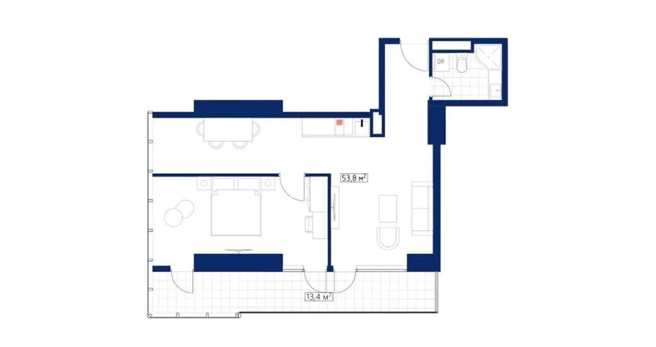 Квартира в Батуми, Грузия, 68.4 м2 фото 2