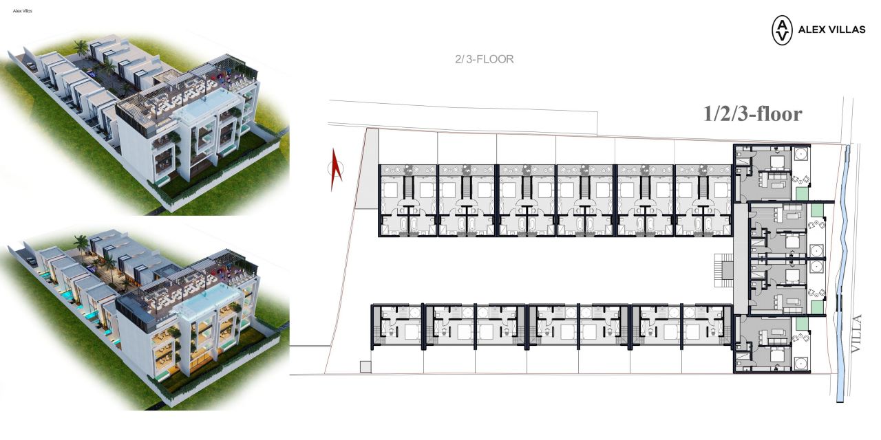 Апартаменты в Чангу, Индонезия, 80 м2 фото 3