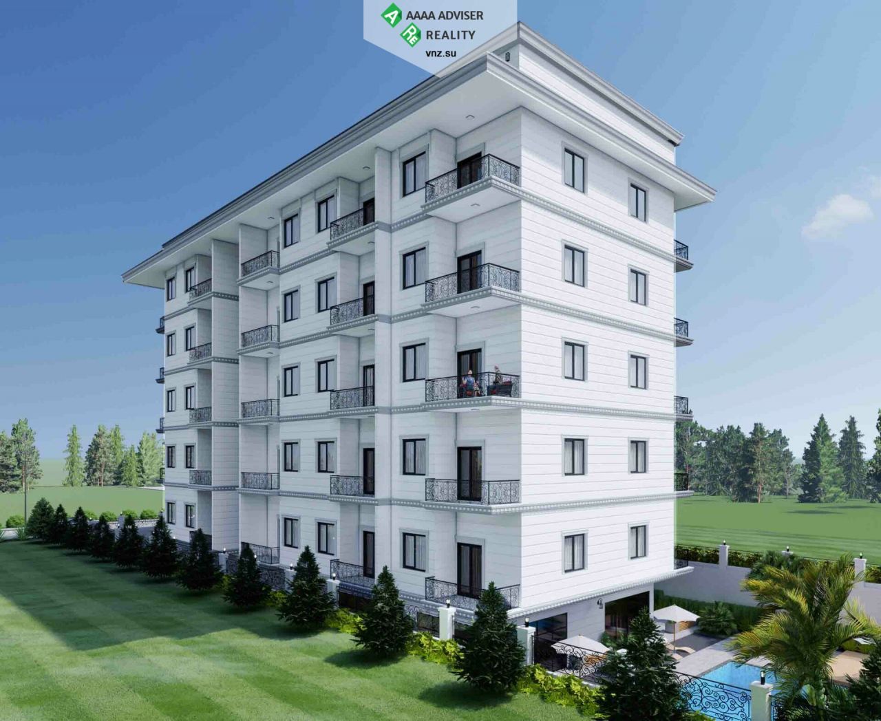 Квартира в Алании, Турция, 50 м2 фото 3