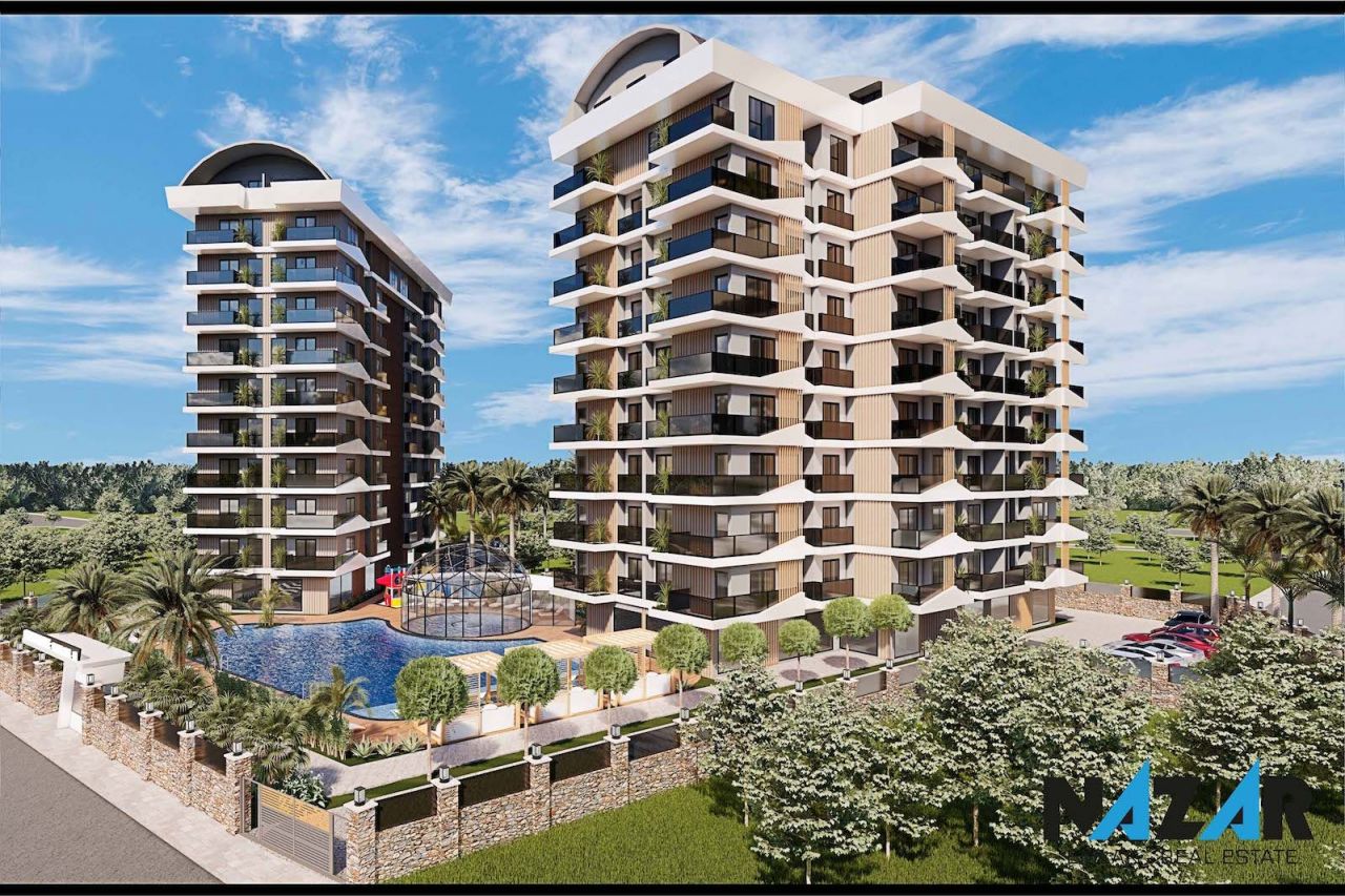 Апартаменты в Алании, Турция, 90 м2 фото 2