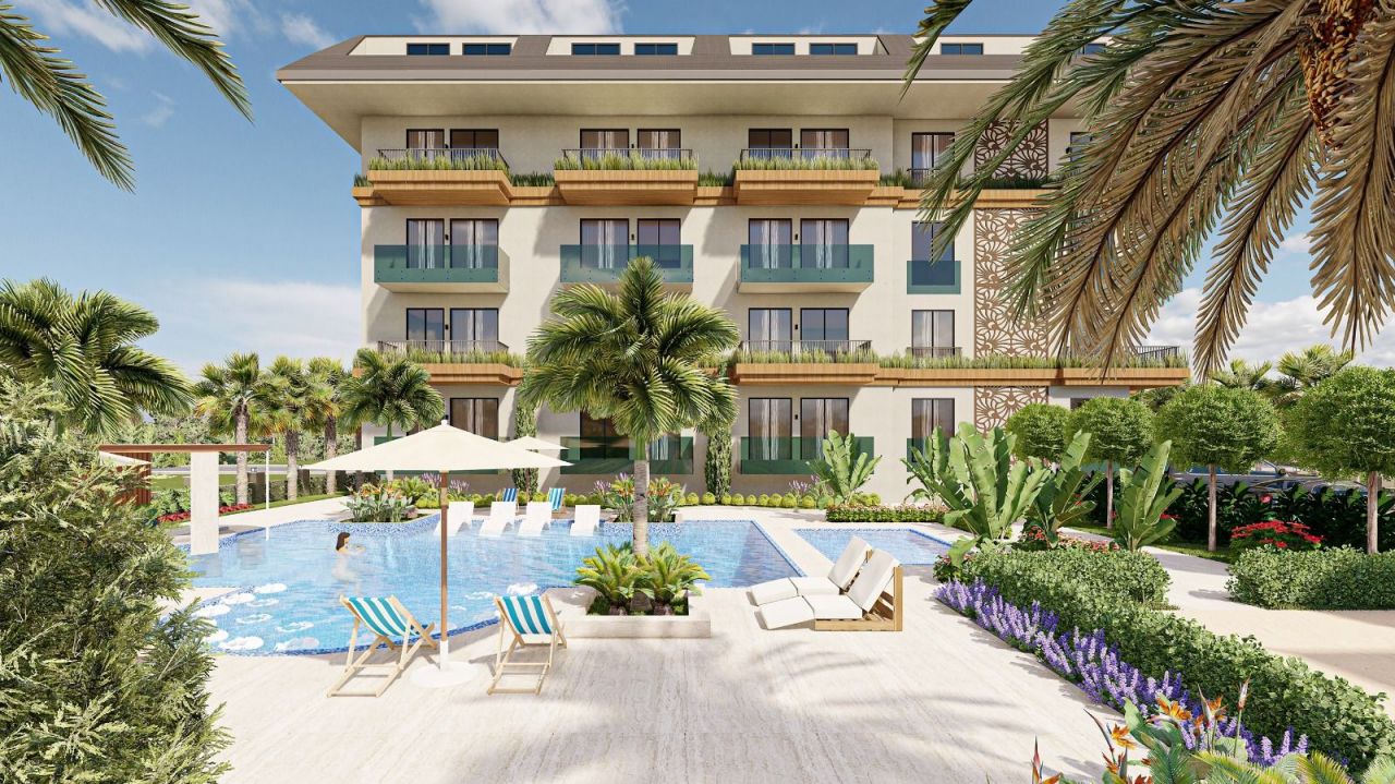 Апартаменты в Алании, Турция, 53 м2 фото 2