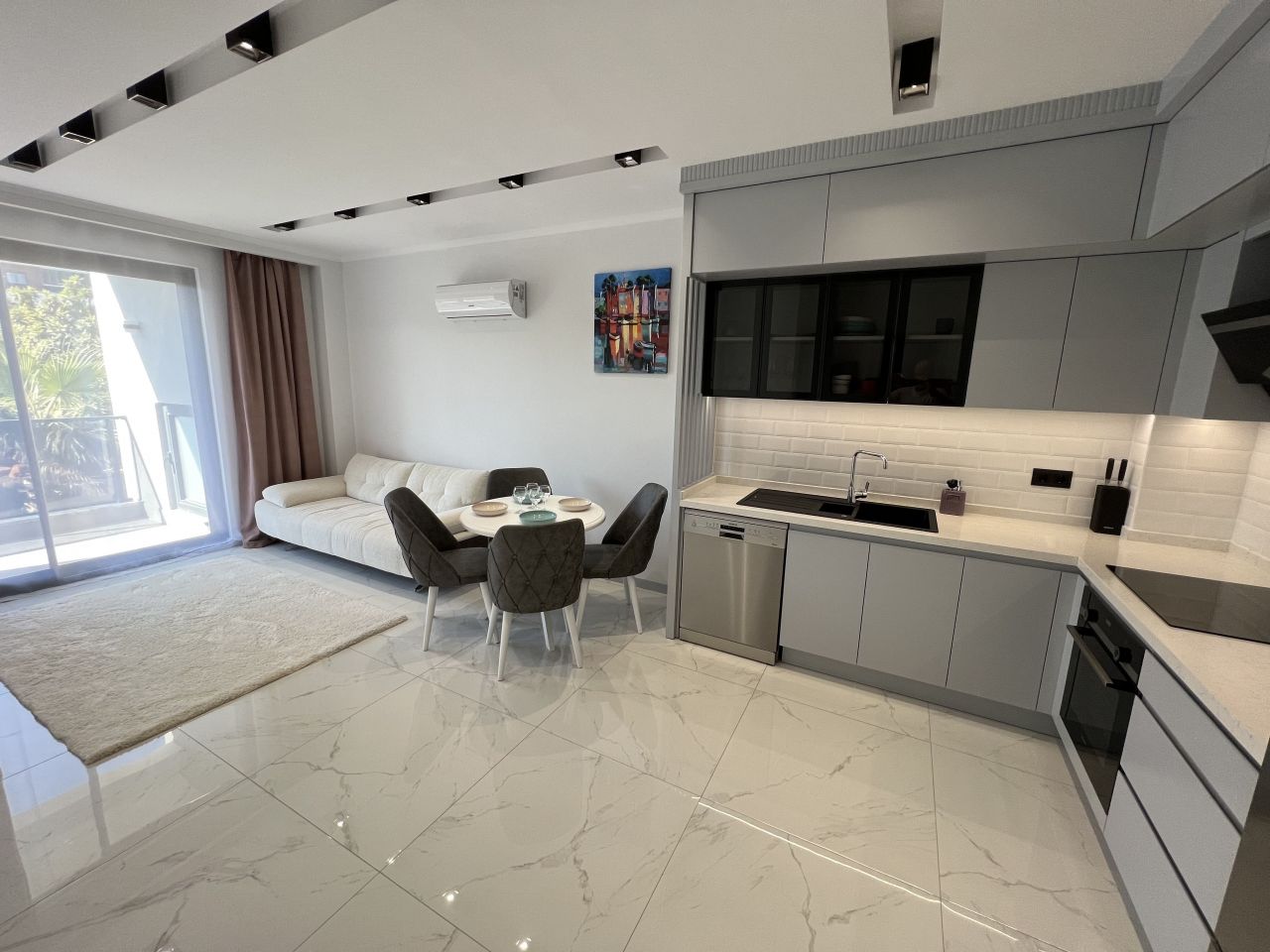 Апартаменты в Алании, Турция, 60 м2 фото 2