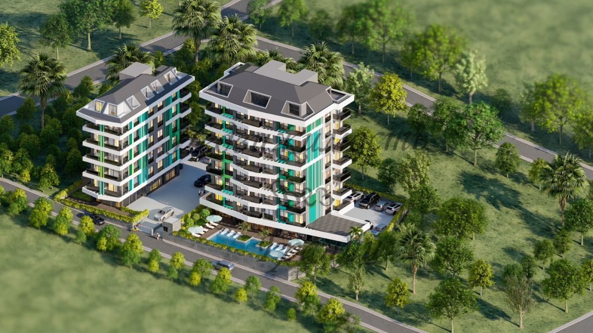 Апартаменты в Алании, Турция, 55 м2 фото 2